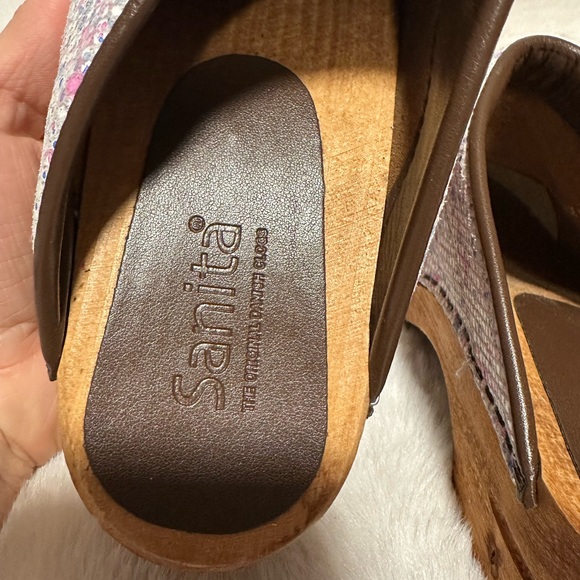 Leather clogs Sanita - Picture 5 of 6